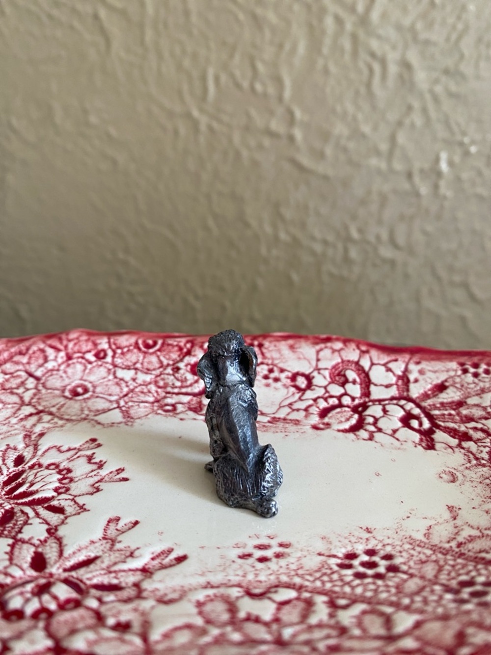🩶Vintage🩶Pewter Miniature Puppy Figurine - Picture 9 of 14